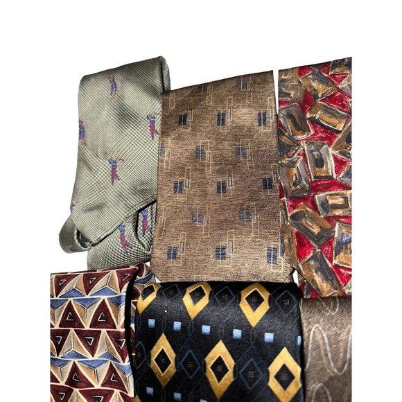 Alexander Julian Colours Tie lot of 10, 100% silk - Picture 5 of 5